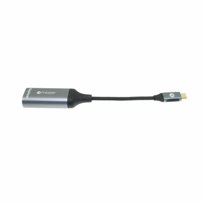 Mazer M-USBCAL354-GY USB-C to RJ45/Gigabit Adapter (Grey)