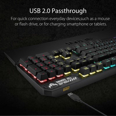 Asus TUF K3 Linear Gaming Keyboard (Red)