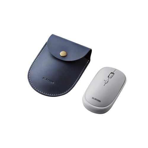 Elecom Bluetooth LED Mouse with Pouch (Gray)