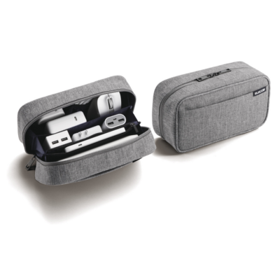 Elecom BMA-GP14 Organizer Pouch Double Zipper Multi Compartments (Black)
