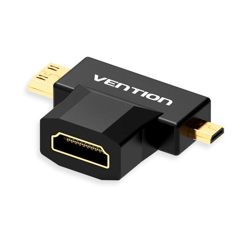 Vention AGDB0 Mini HDMI to HDMI Female Adapter Black
