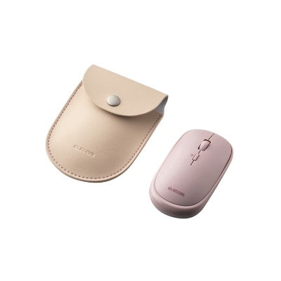 Elecom Bluetooth LED Mouse with Pouch (Pink)
