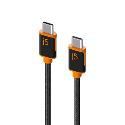 J5Create JUCX24 USB-C to USB-C Sync & Charge 1.8m (60W) Cable