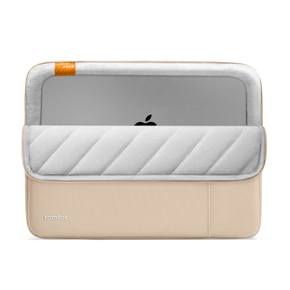 tomtoc Defender - A13 Laptop Sleeve 13.5-14.2 - Natural Sand