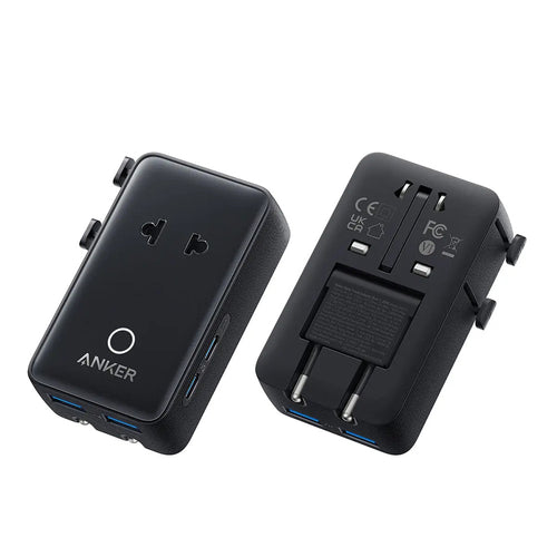 Anker A9215 Nano 5-in-1 Travel Adapter 20W 2C+2A (Black)