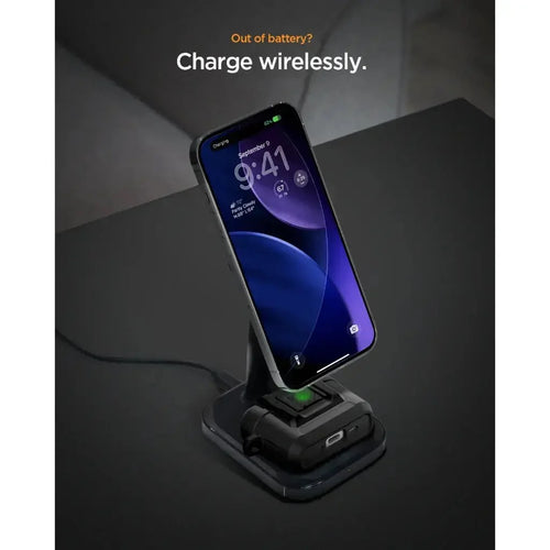 Spigen AirPods Pro (3rd Gen) Case Lock Fit - Matte Black
