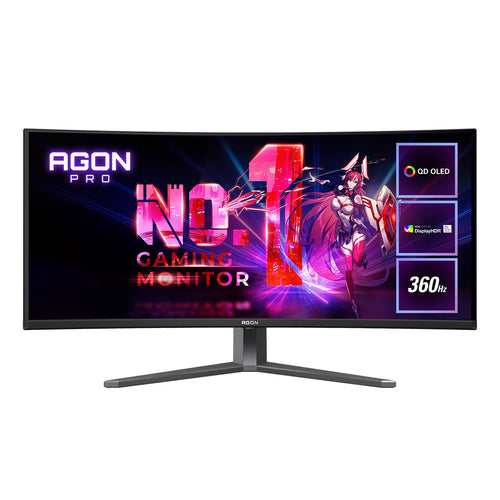AOC AGON Pro AGP346UCSD - 34 OLED WQHD 360Hz Curved Gaming Monitor