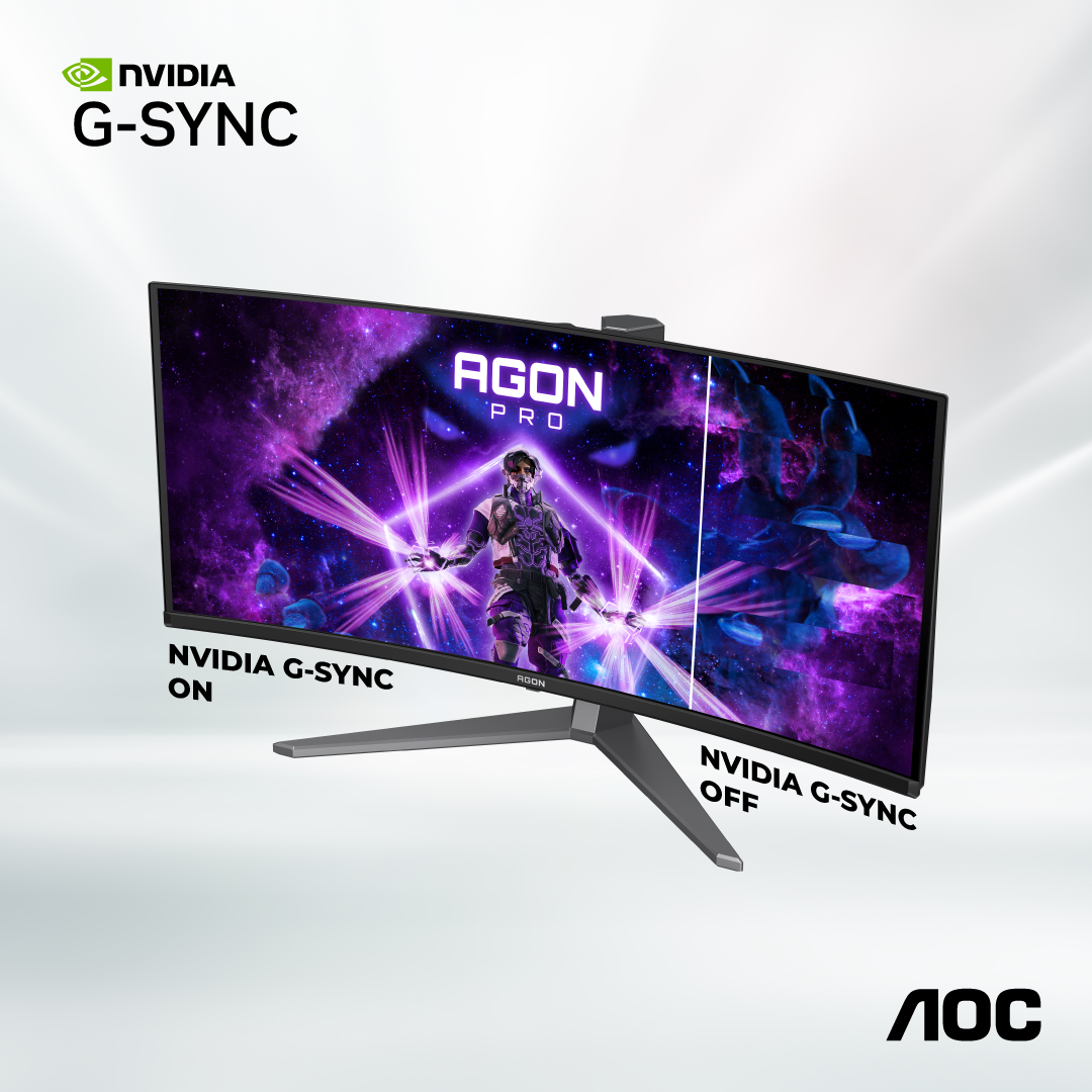 AOC AGON Pro AGP346UCSD - 34 OLED WQHD 360Hz Curved Gaming Monitor