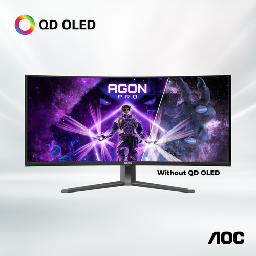 AOC AGON Pro AGP346UCSD - 34 OLED WQHD 360Hz Curved Gaming Monitor