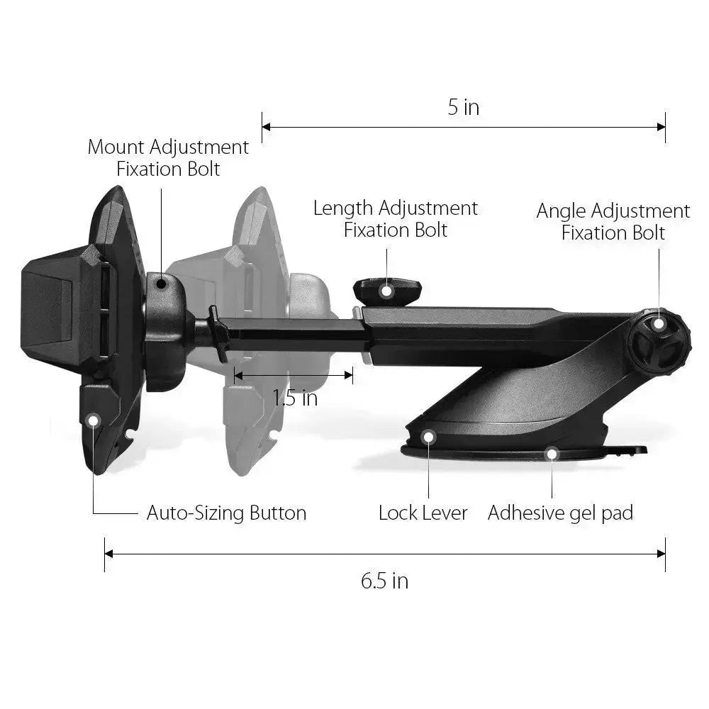 Spigen Car Mount Holder (One Touch Grip Dashboard / Windshield) - Black
