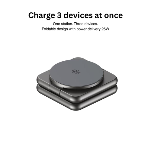 RedMonster AirNergy Trio 25 Qi2.2 25W 3-in-1 Wireless Charger with 1.5M C Cable