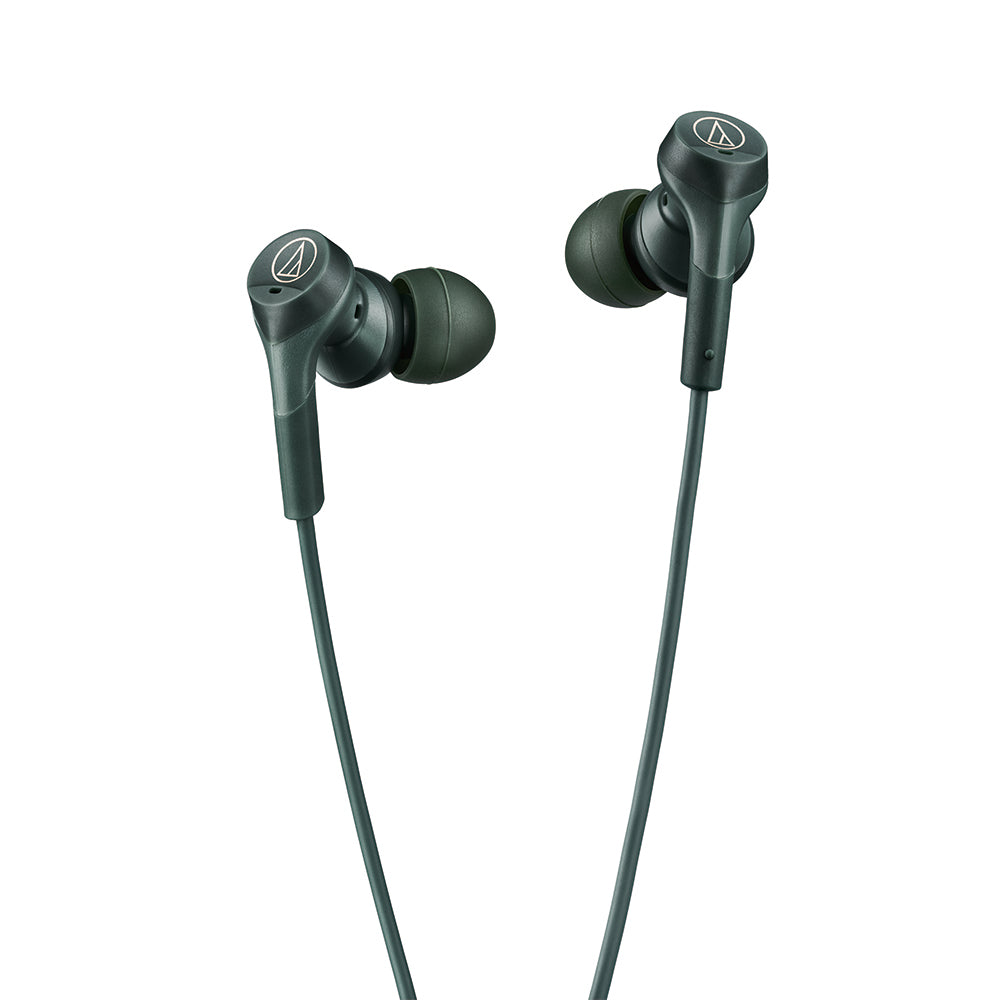 Audio-Technica ATH-CKS330NC In-Ear Headphones with Noise Cancelling and USB Type-C Connector (Green)
