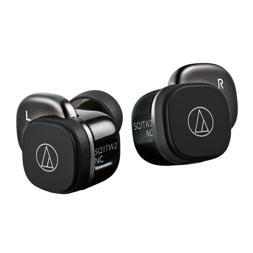 Audio-Technica ATH-SQ1TW2NC TWS ANC Earbuds - Black
