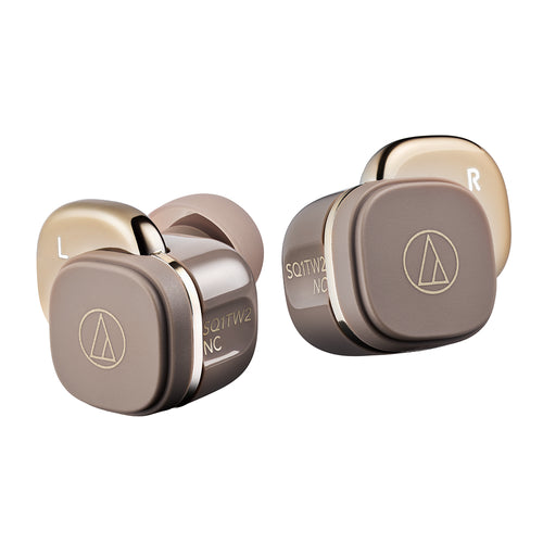 Audio-Technica ATH-SQ1TW2NC TWS ANC Earbuds - Caramel