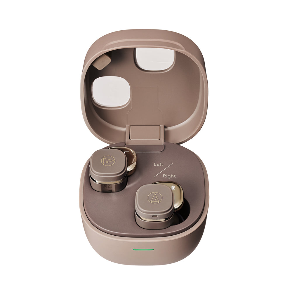 Audio-Technica ATH-SQ1TW2NC TWS ANC Earbuds - Caramel