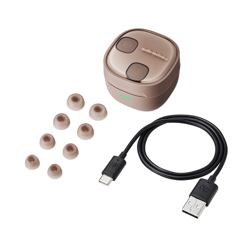 Audio-Technica ATH-SQ1TW2NC TWS ANC Earbuds - Caramel – Challenger