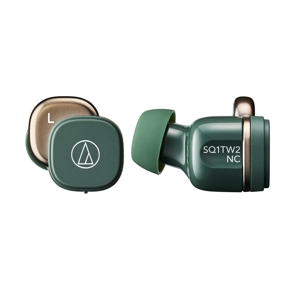 Audio-Technica ATH-SQ1TW2NC TWS ANC Earbuds - Green