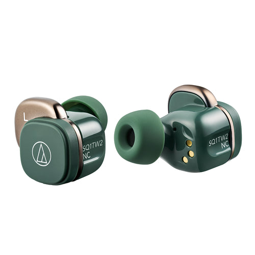Audio-Technica ATH-SQ1TW2NC TWS ANC Earbuds - Green