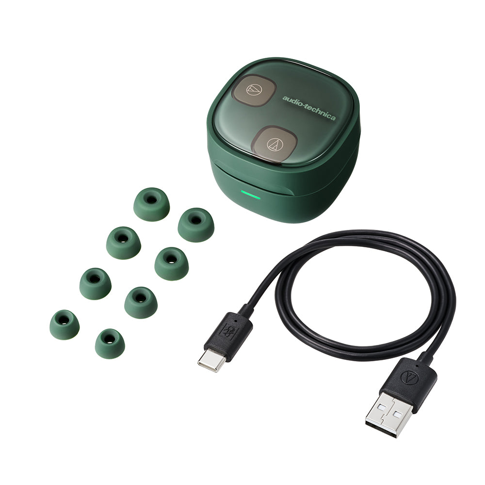 Audio-Technica ATH-SQ1TW2NC TWS ANC Earbuds - Green – Challenger