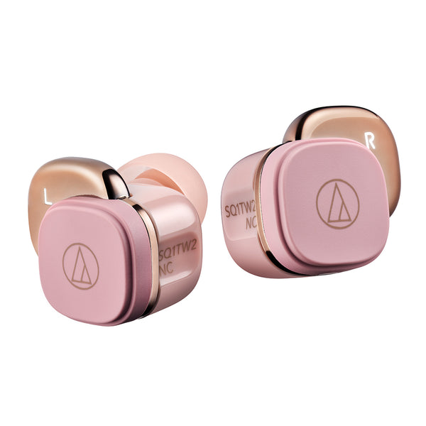 Audio-Technica ATH-SQ1TW2NC TWS ANC Earbuds - Pink – Challenger