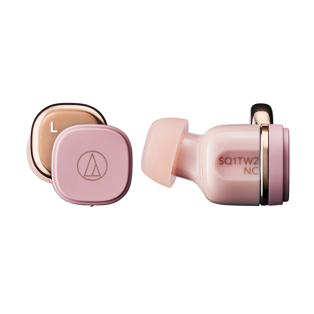 Audio-Technica ATH-SQ1TW2NC TWS ANC Earbuds - Pink