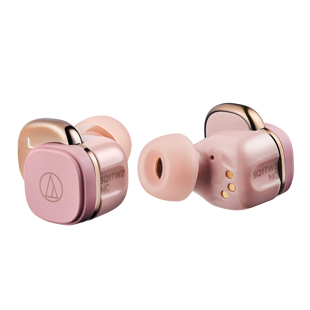 Audio-Technica ATH-SQ1TW2NC TWS ANC Earbuds - Pink