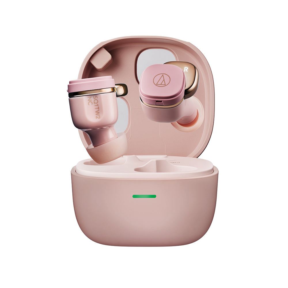 Audio-Technica ATH-SQ1TW2NC TWS ANC Earbuds - Pink