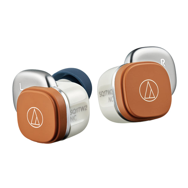 audio-technica ワイヤレスイヤホン(ATH-SQ1TW2NC) Audio-Technica ATH-SQ1TW2NC TWS ANC Earbuds - White Cream