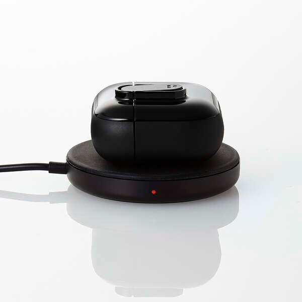 Elecom AVA-AP06TSLBK Tough Slim Lock for AirPods 4 (Black)