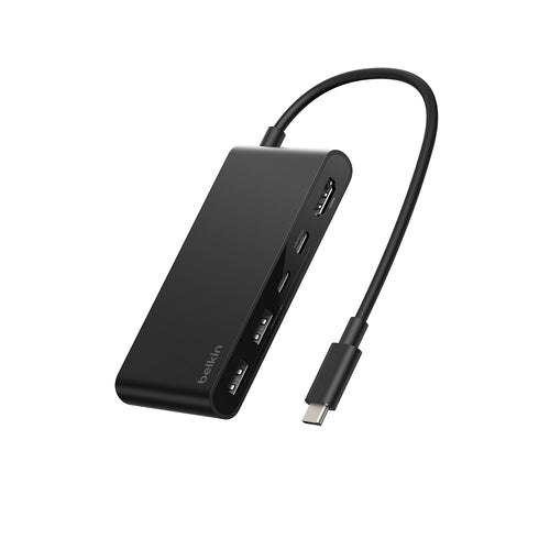 Belkin AVC022fqBK Connect 5-Port USB-C Hub with Dual USB-C Ports