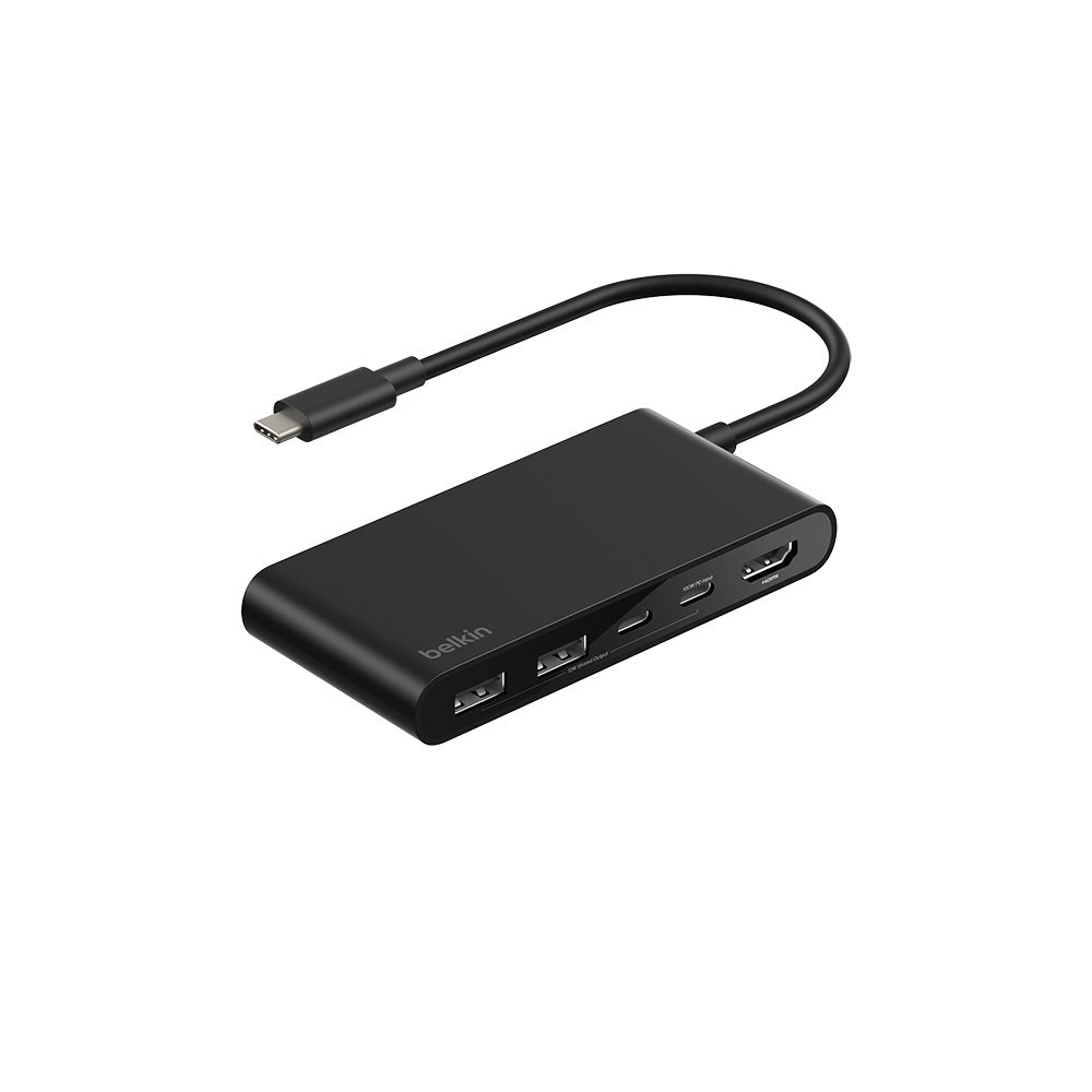 Belkin AVC022fqBK Connect 5-Port USB-C Hub with Dual USB-C Ports