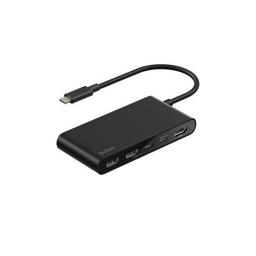 Belkin AVC022fqBK Connect 5-Port USB-C Hub with Dual USB-C Ports