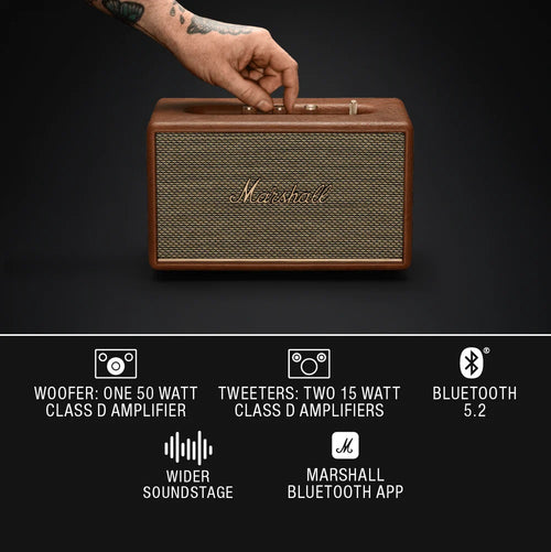 Marshall Acton III BT Speaker Brown