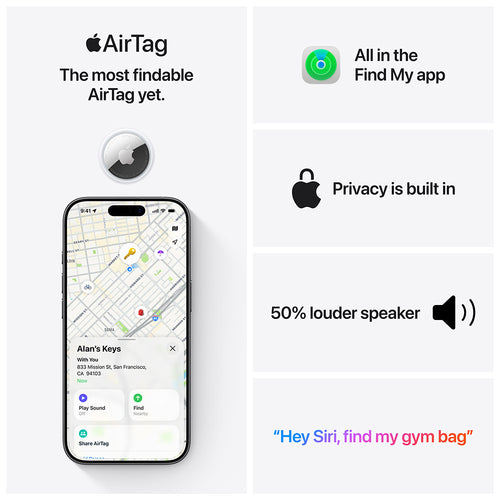 Apple AirTag (4-Pack) 2nd Gen
