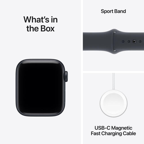 Apple Watch SE 3 GPS 40mm Midnight Aluminium Case with Midnight Sport Band - M/L