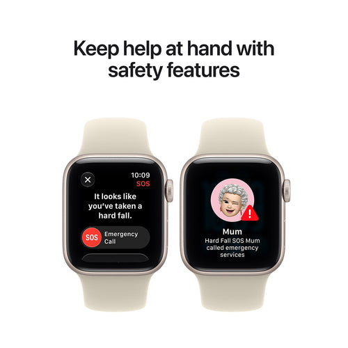 Apple Watch SE 3 (GPS) 40mm Midnight Aluminium - Navy Blue Sports Band M/L