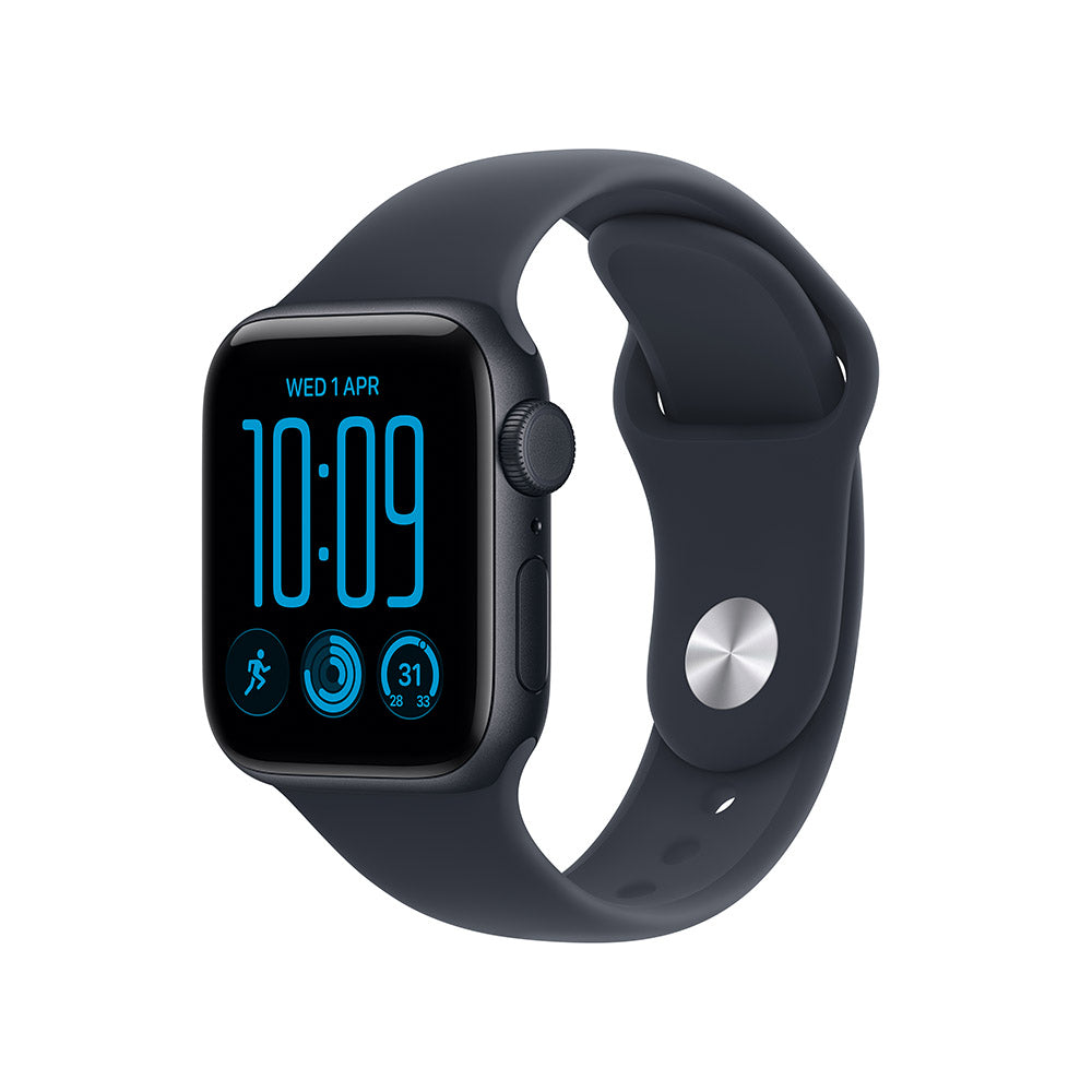 Apple Watch SE 3 (GPS + Cellular) 40mm Midnight Aluminium - Navy Blue Sports Band M/L