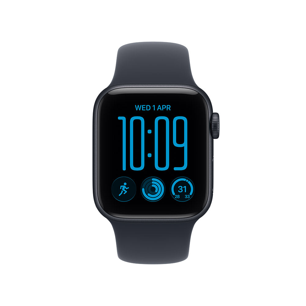 Apple Watch SE 3 (GPS + Cellular) 40mm Midnight Aluminium - Navy Blue Sports Band M/L