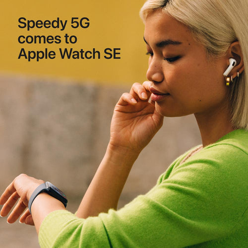 Apple Watch SE 3 GPS + Cellular 40mm Midnight Aluminium Case with Midnight Sport Band - M/L