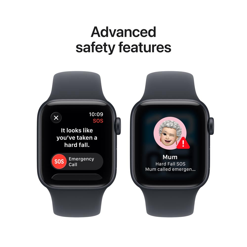 Apple Watch SE 3 GPS + Cellular 40mm Midnight Aluminium Case with Midnight Sport Band - M/L