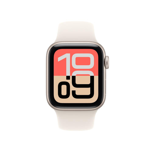 Apple Watch SE 3 GPS + Cellular 40mm Starlight Aluminium Case with Starlight Sport Band - S/M