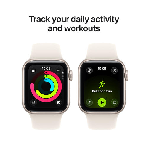 Apple Watch SE 3 GPS + Cellular 40mm Starlight Aluminium Case with Starlight Sport Band - S/M