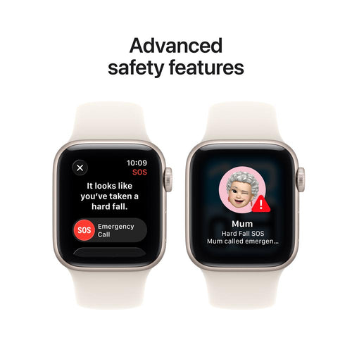 Apple Watch SE 3 GPS + Cellular 40mm Starlight Aluminium Case with Starlight Sport Band - M/L