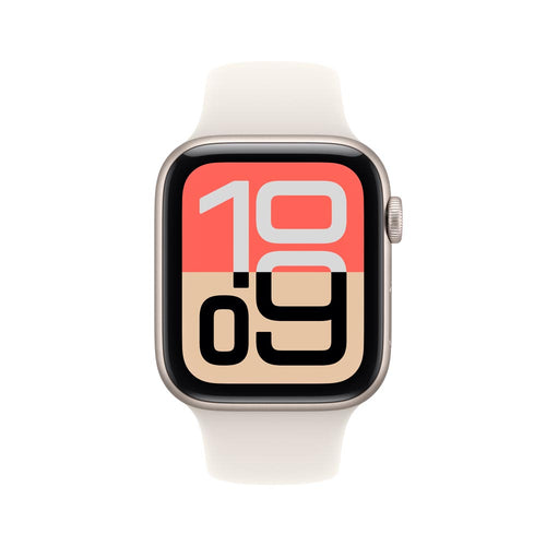 Apple Watch SE 3 GPS 44mm Starlight Aluminium Case with Starlight Sport Band - S/M