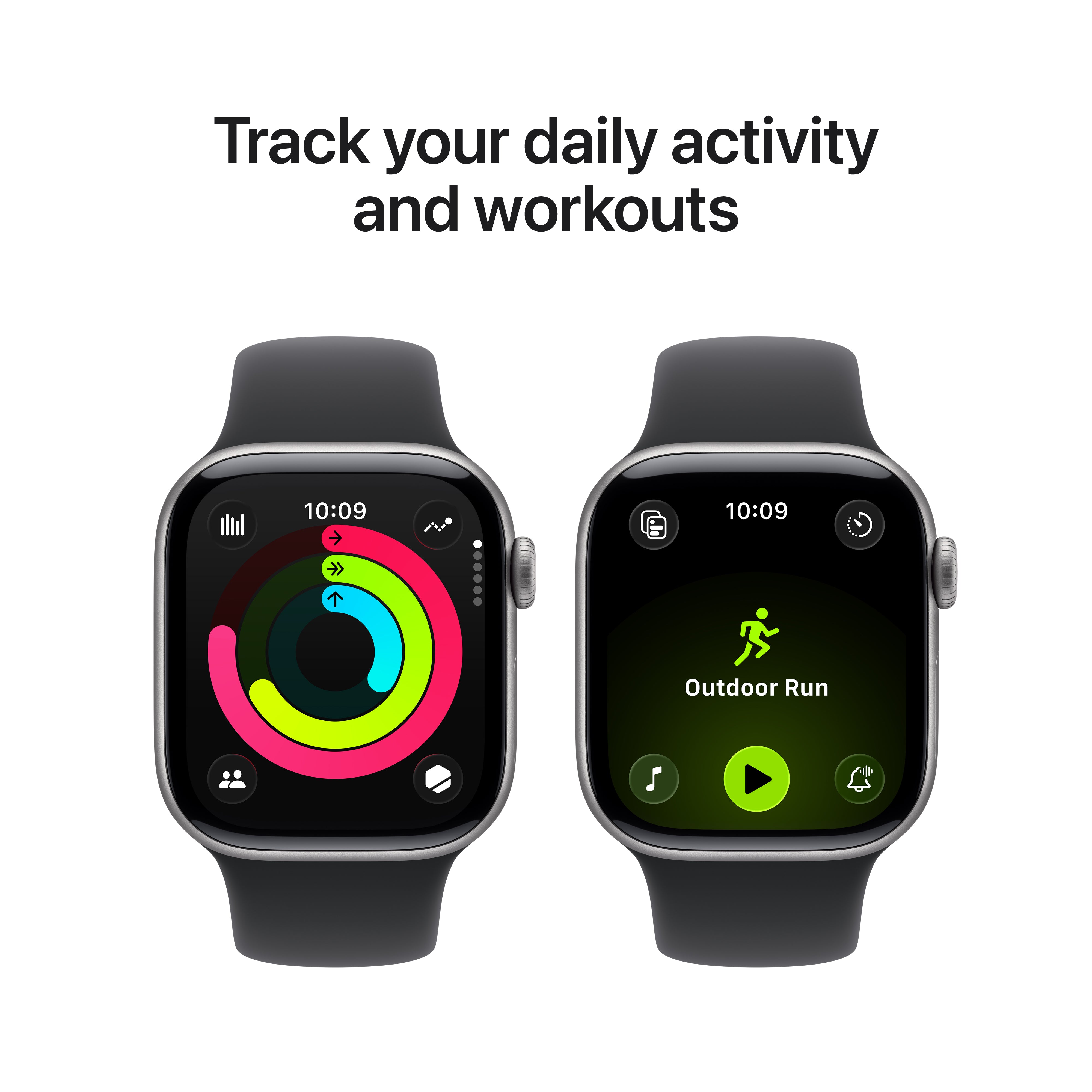 Apple Watch Series 11 GPS 42mm Space Grey Aluminium Case with