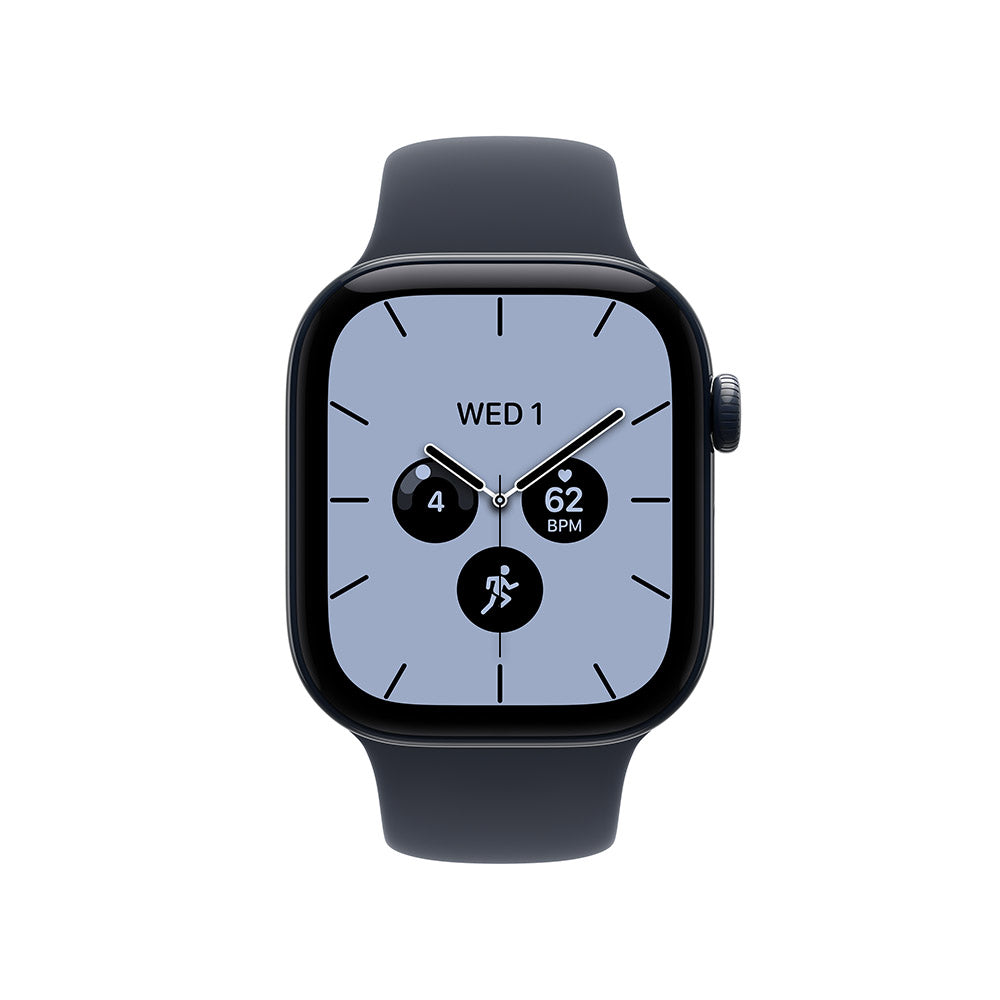 Apple Watch Series 12 (GPS + Cellular) 42mm Night Blue Ceramic - Navy Blue Sports Band S/M