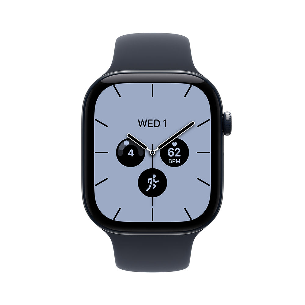Apple Watch Series 12 (GPS + Cellular) 46mm Night Blue Ceramic - Navy Blue Sports Band S/M