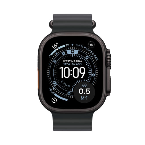 Apple Watch Ultra 3 GPS + Cellular 49mm Black Titanium Case with Black Ocean Band