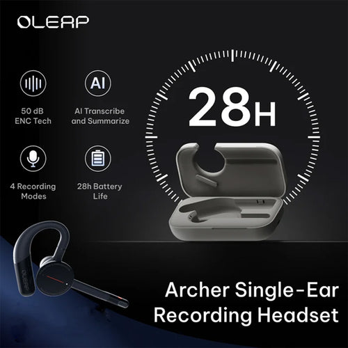 Oleap Archer AI Meeting Headset with ANC Microphone