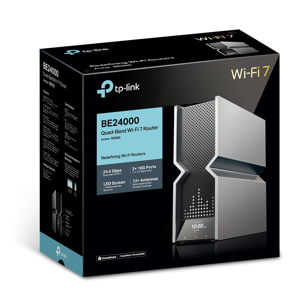 TP-Link Archer BE900 BE24000 Quad-Band Wi-Fi 7 Router – Challenger